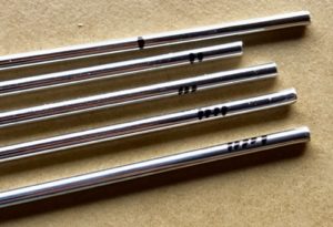 Elements marked with a sharpie to identify them