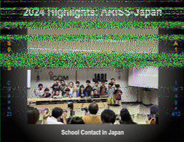 2024 ARISS-Japan SSTV Image received in PD120 Format.